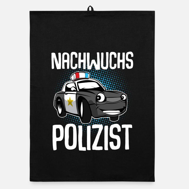 Nachwuchs Polizist Organic Geschirrtuch