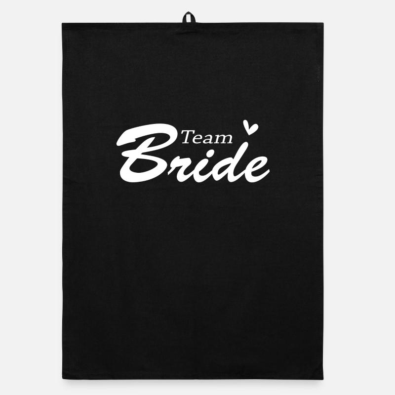 Team Bridal Wedding Celebration Gift Organic dish towel