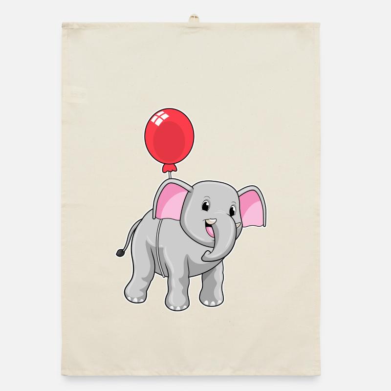 Ballon éléphant Torchon bio