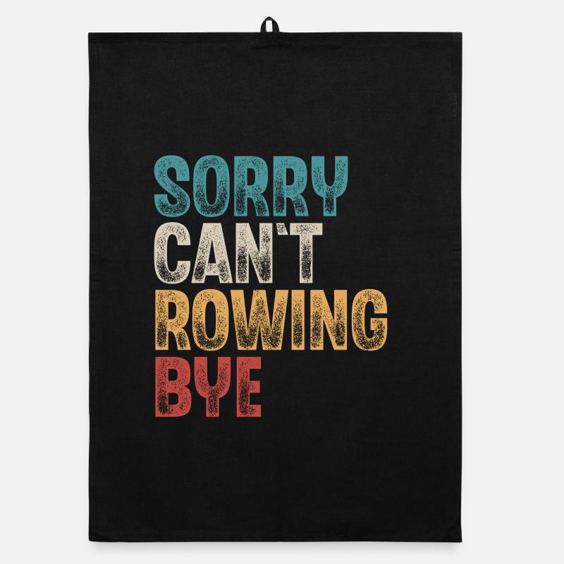 Rowing Rower Rowing Boat Organic dish towel