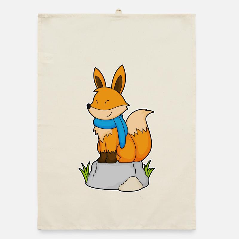 Fuchs Schal  Organic Geschirrtuch