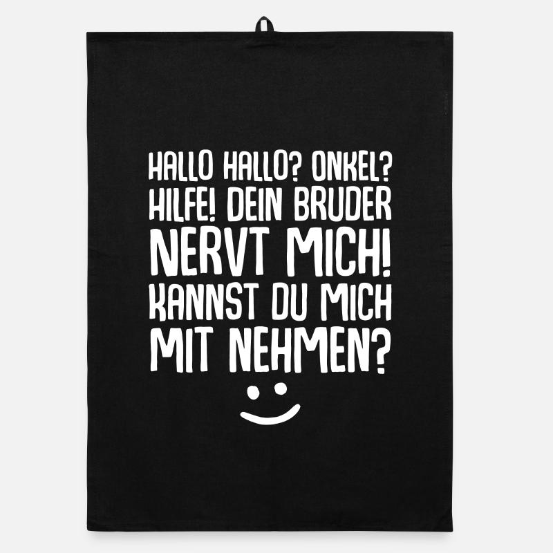 Onkel Nichte Neffe Organic Geschirrtuch