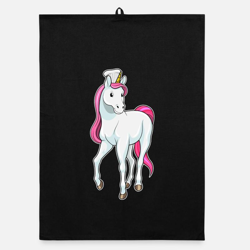 Cuisinage du Chef Licorne Chef Chapeau Torchon bio