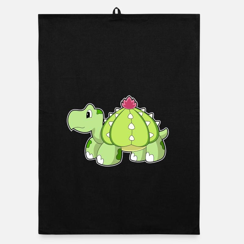 Tortue comme cactus Torchon bio