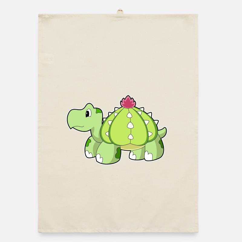 Turtle Cactus Organic dish towel