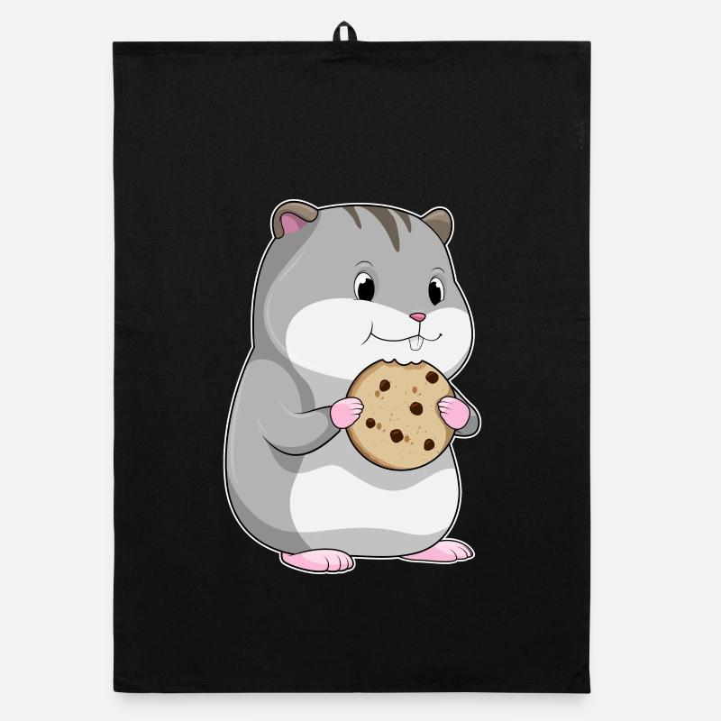 Hamster avec biscuit Torchon bio