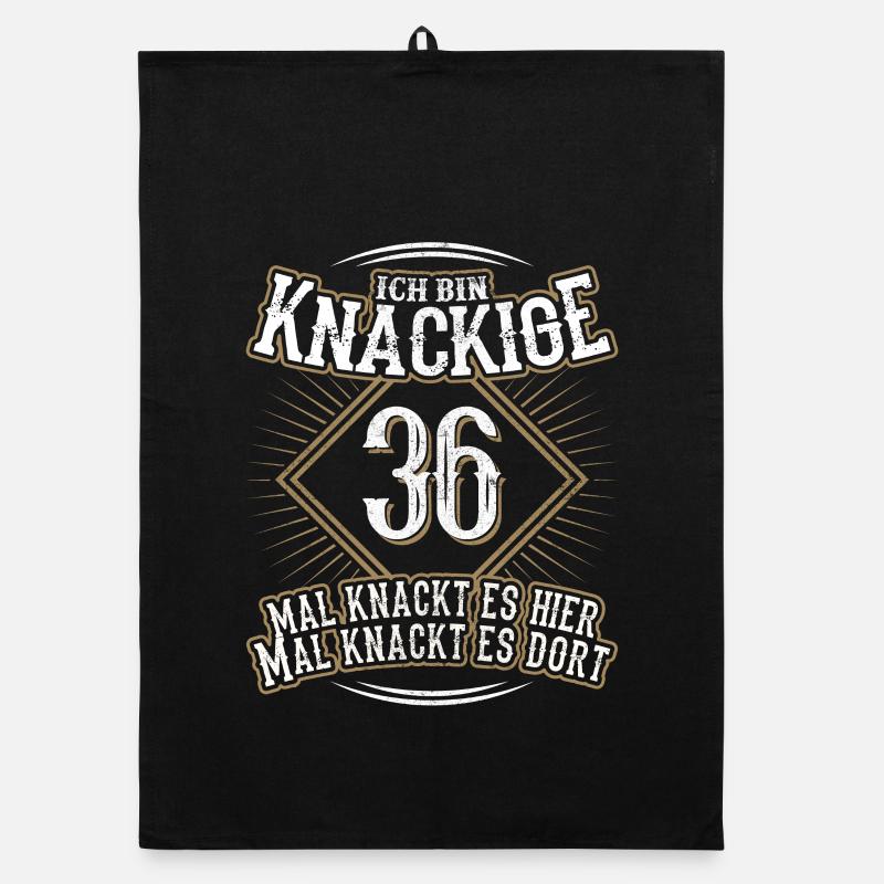 36. Geburtstag Lustig Geschenk Organic Geschirrtuch