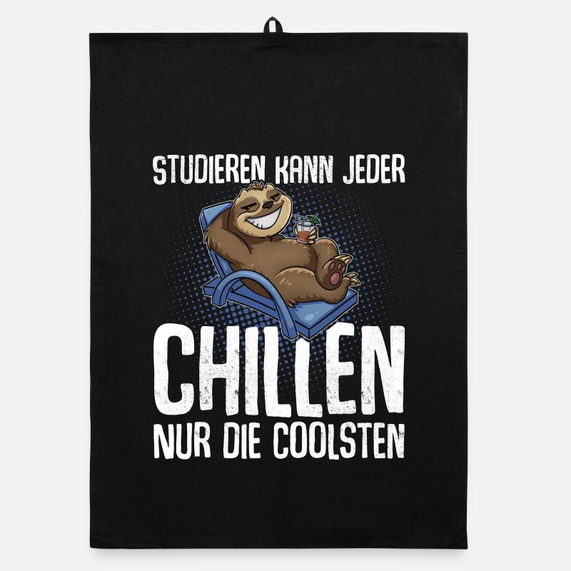 Studieren Kann Jeder Chillen Nur Die Coolsten Organic Geschirrtuch