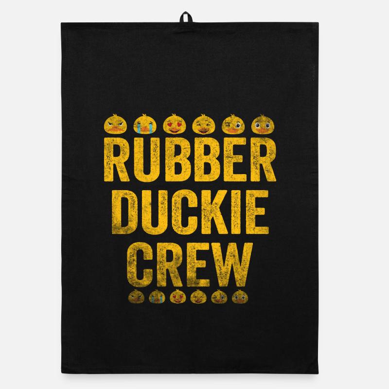 Rubber Duck Rubber Duckie Crew Organic dish towel