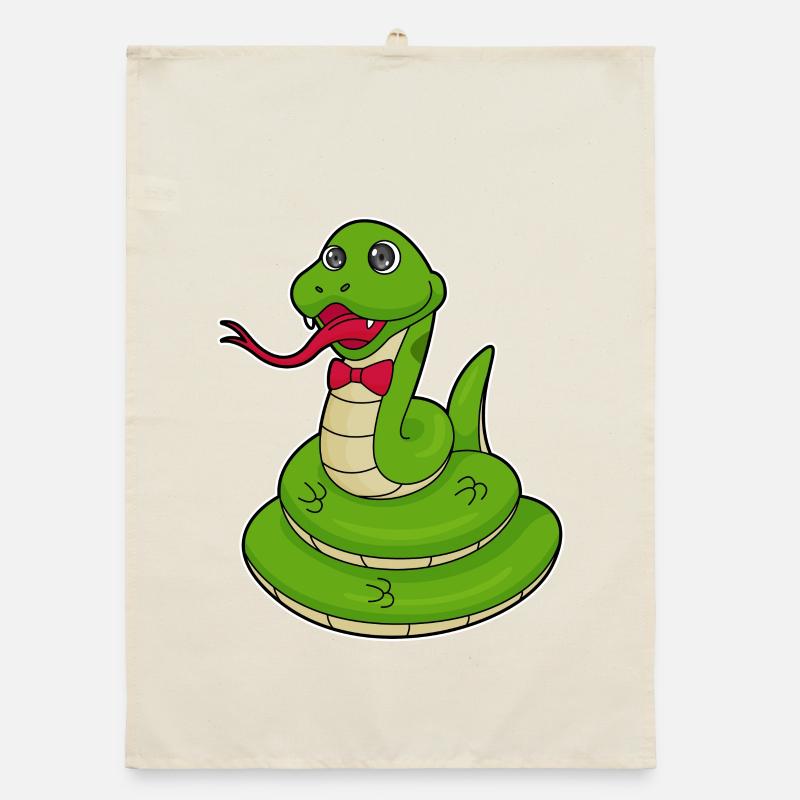 Serpent avec boucle Torchon bio