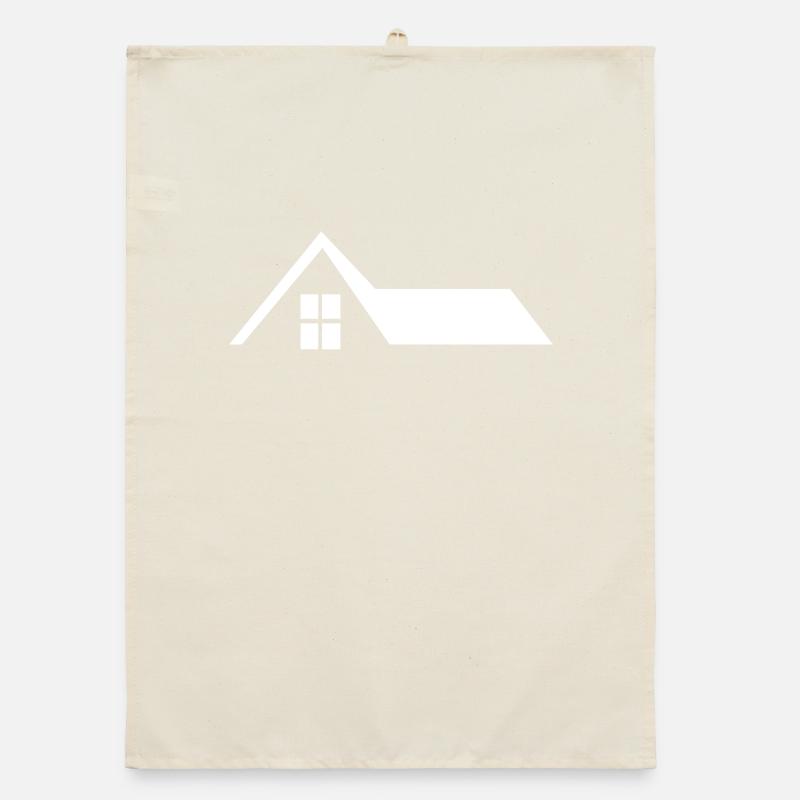 House Roof Organic dish towel