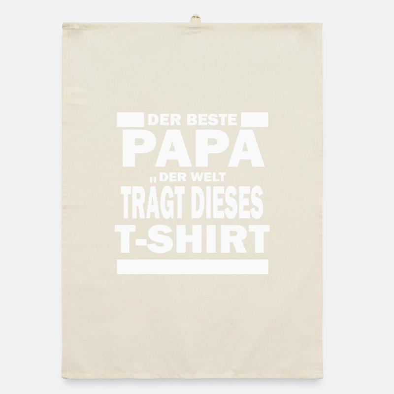 Der Beste Papa Organic Geschirrtuch