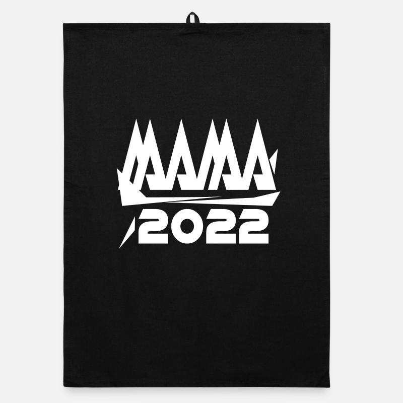 Maman 2022 Mère Grossesse Enceinte Torchon bio