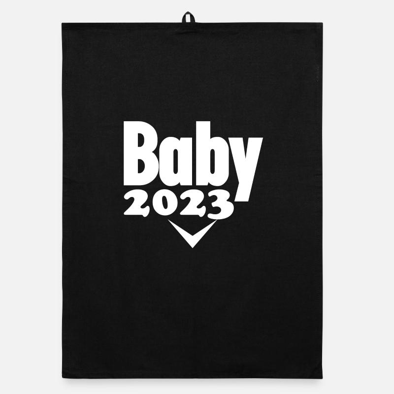 Bébé 2023 - Naissance Enceinte 2023 Grossesse Torchon bio