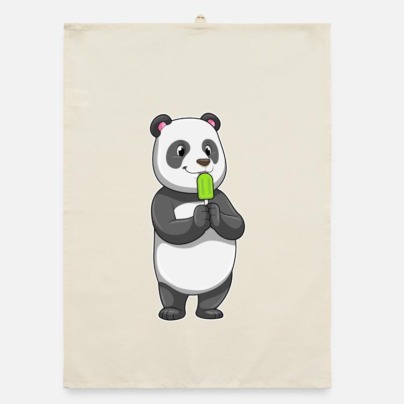 Panda Popsicles Torchon bio