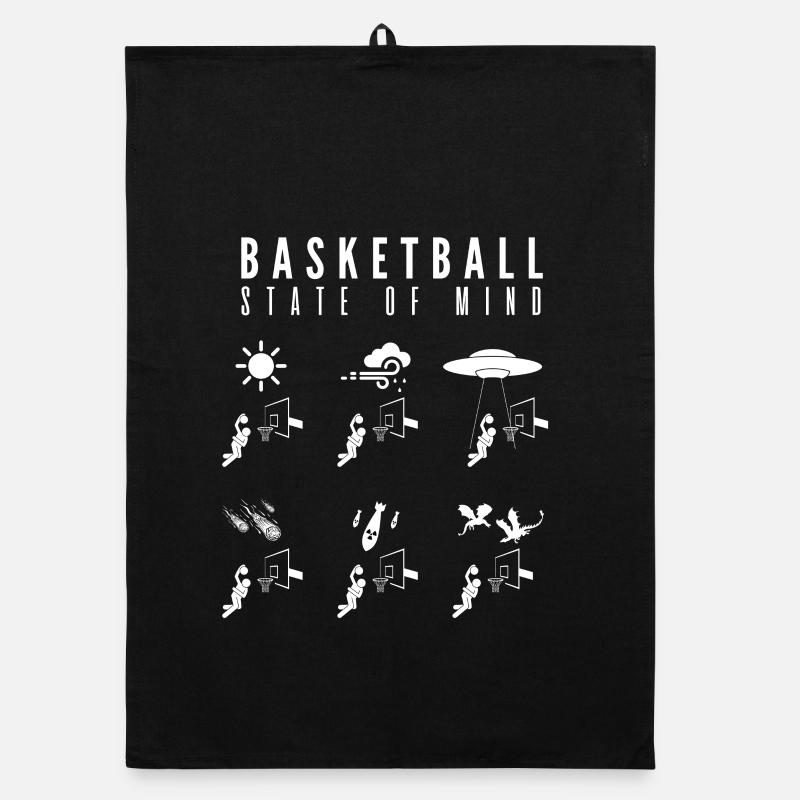 Basketball Geisteszustand Organic Geschirrtuch