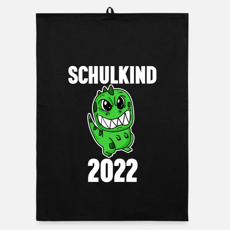 Schuldkind Einschulung 2022 Organic Geschirrtuch