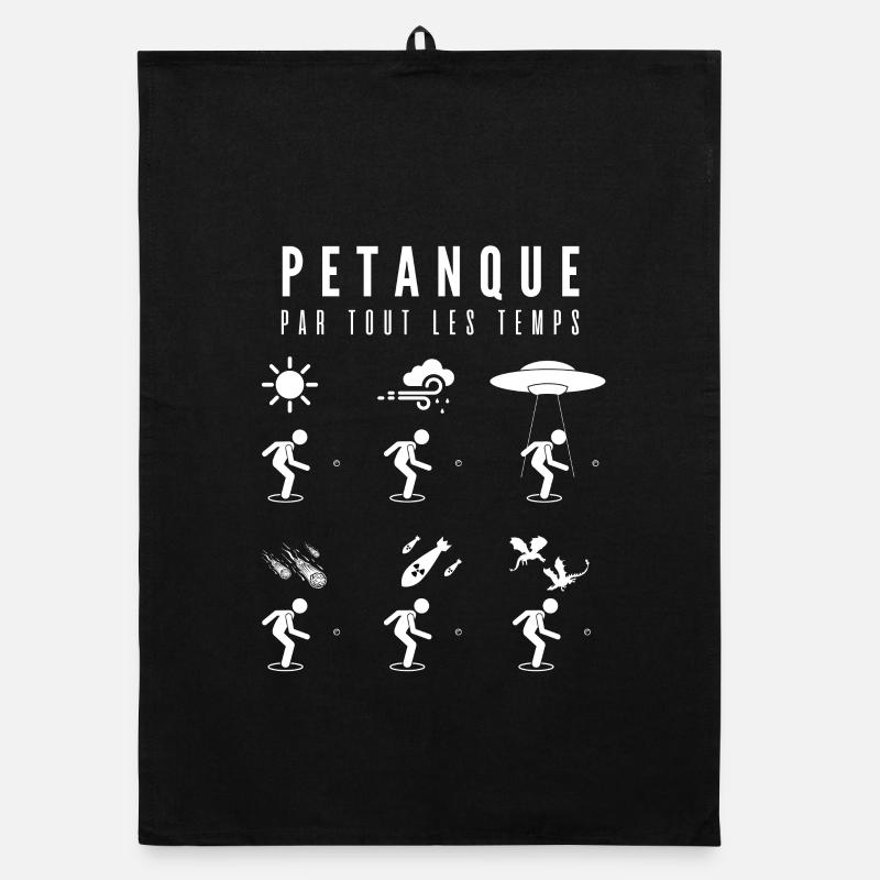 Pétanque par Tout les Temps Torchon bio