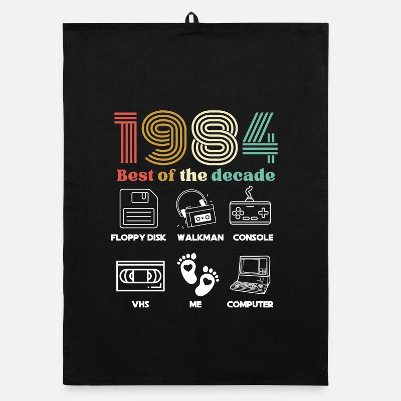 Das Beste des Jahrzehnts 1984 Organic Geschirrtuch