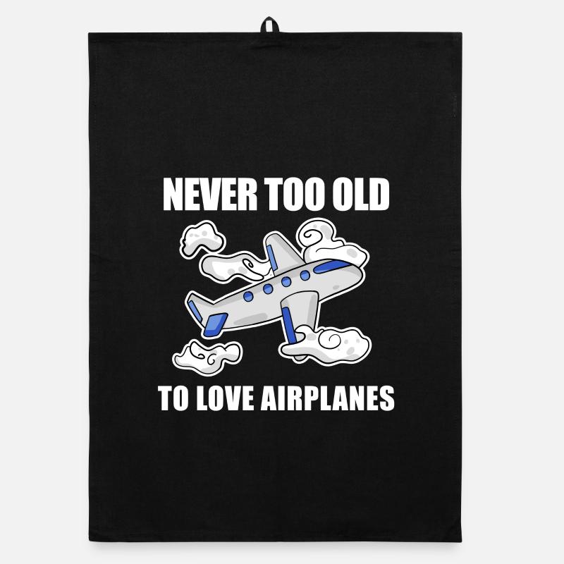 Airplane Airplane Pilot Gift Organic dish towel