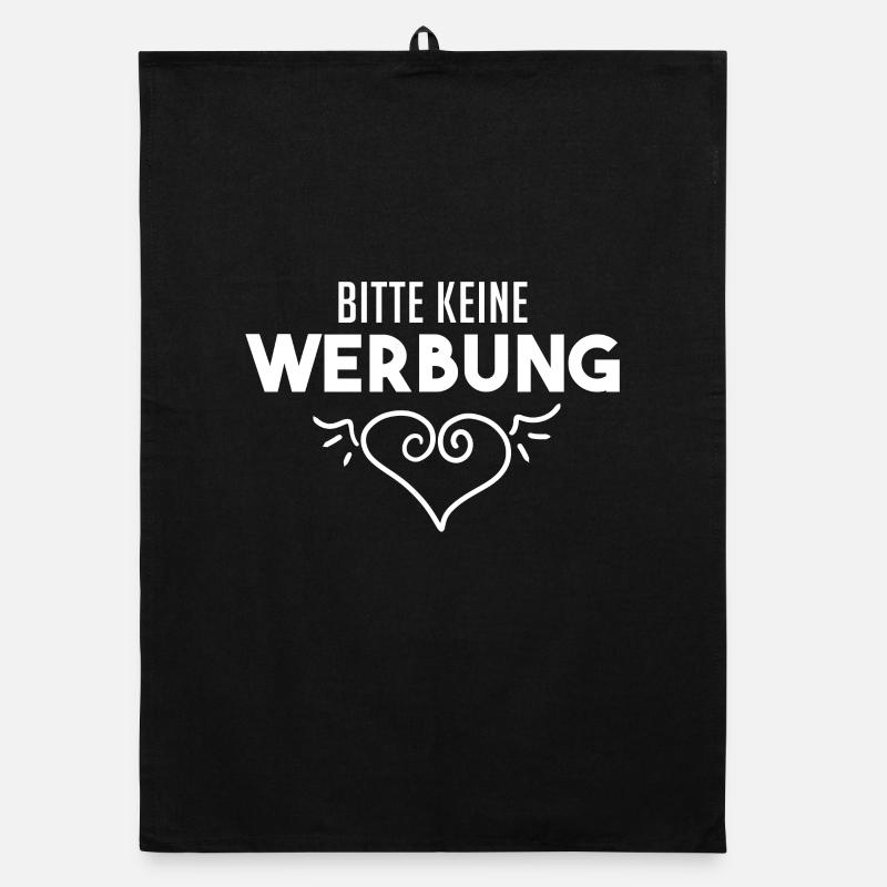 Bitte keine Werbung - Briefkasten Organic Geschirrtuch