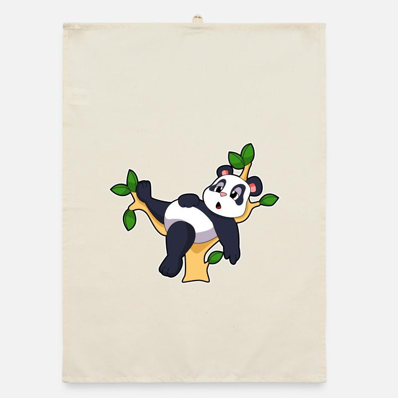 Panda Zweig Organic Geschirrtuch