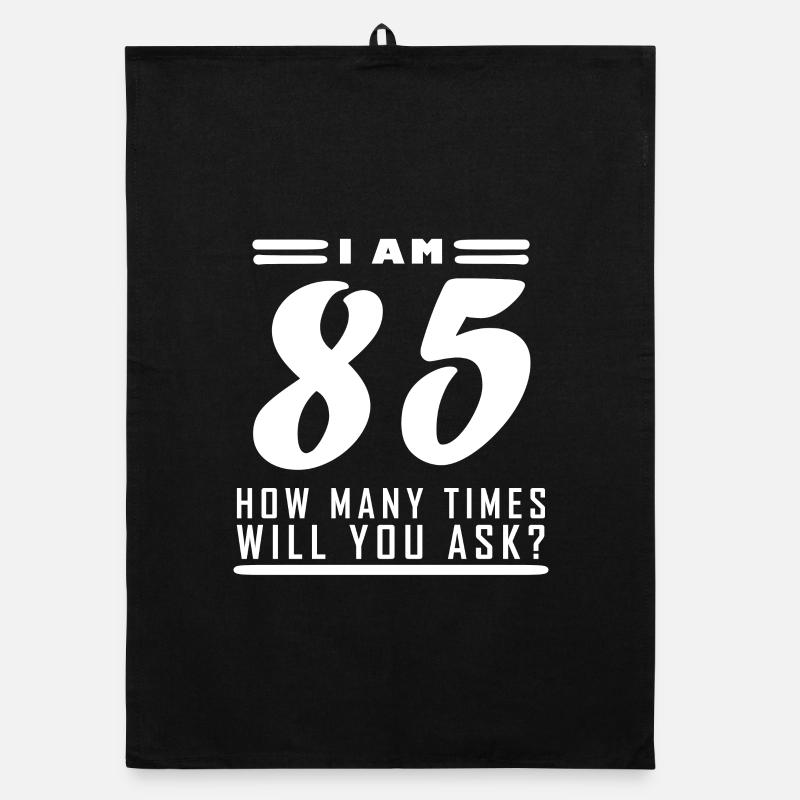 Ich bin 85 – 85. Geburtstag Geschenk Organic Geschirrtuch