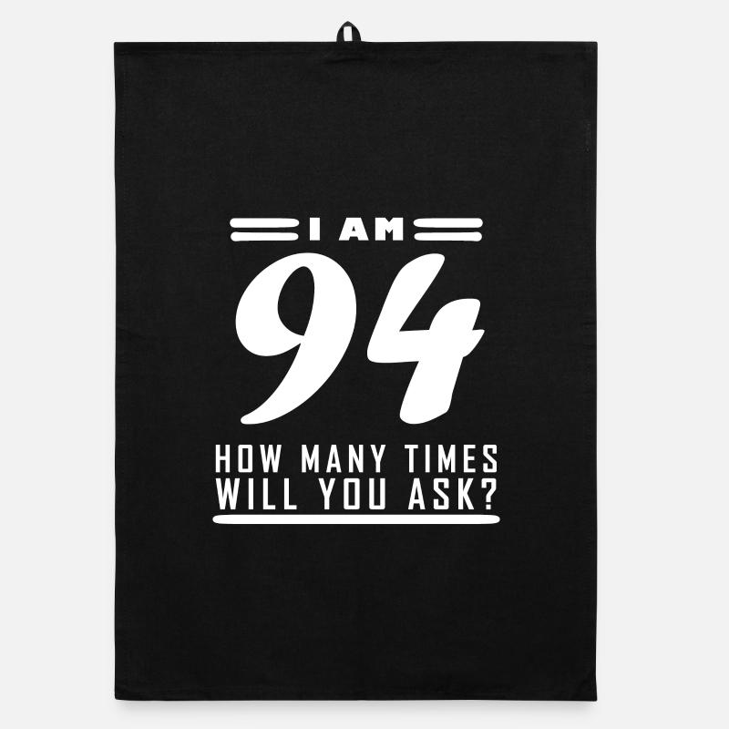 Ich bin 94 – 94. Geburtstag Geschenk Organic Geschirrtuch