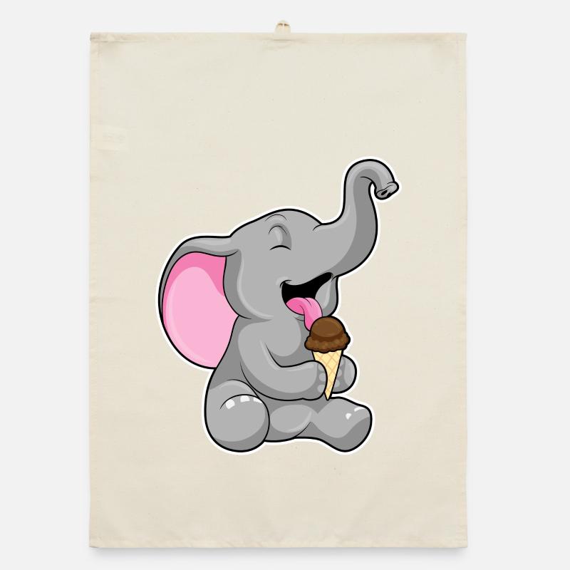 Elefant Waffeleis Organic dish towel