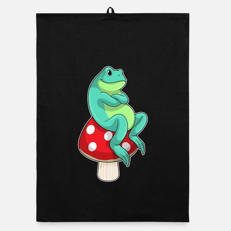 Frosch Pilz Organic Geschirrtuch