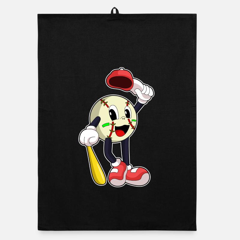 Baseball Baseball Bats Organic dish towel