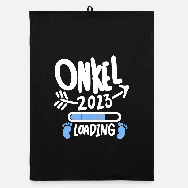Onkel 2023 - Onkel werden - Onkel loading 2023 Organic Geschirrtuch