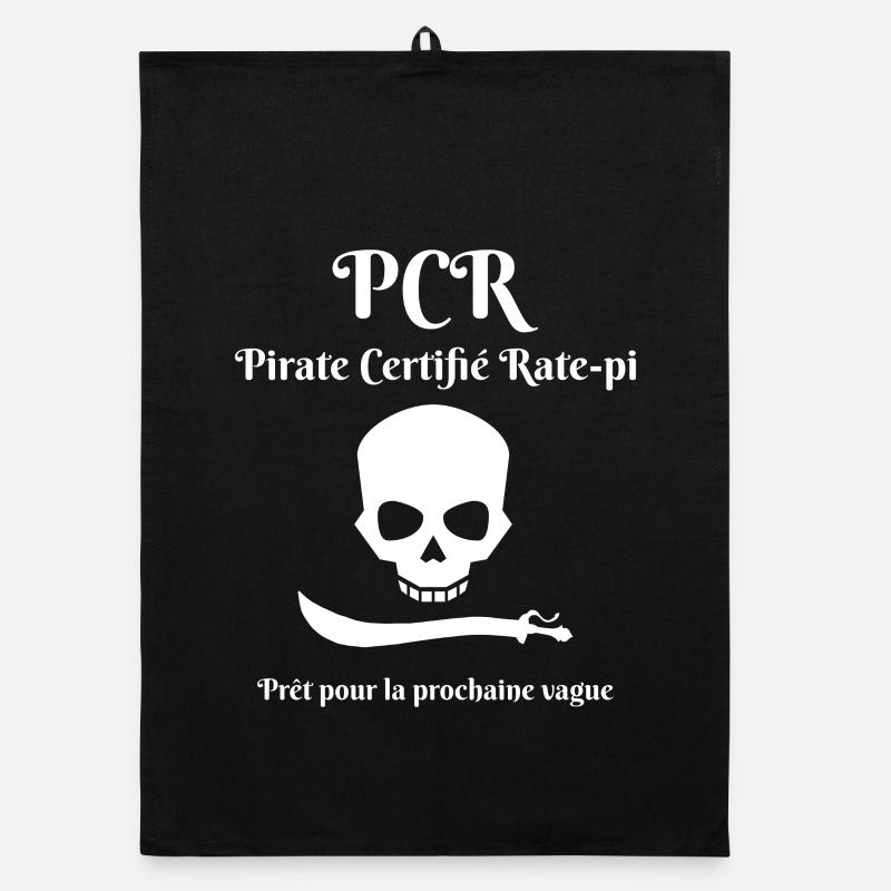 (PCR) Pirate Certifié Rate-pi Torchon bio