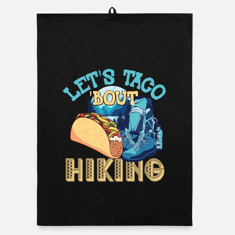 Let's Taco 'Bout Hiking Organic Geschirrtuch