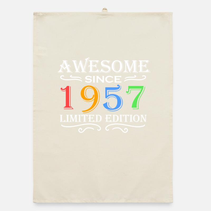 1957 - Born 1957 Organic dish towel