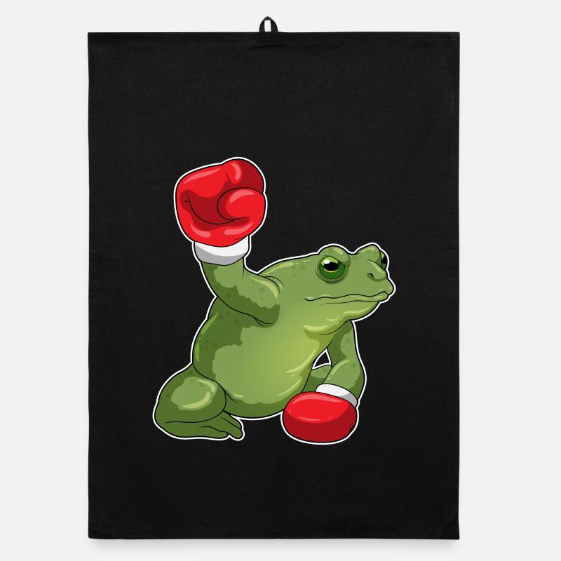Boxer Grenouille Boxe Gants de Boxe Boxe Torchon bio