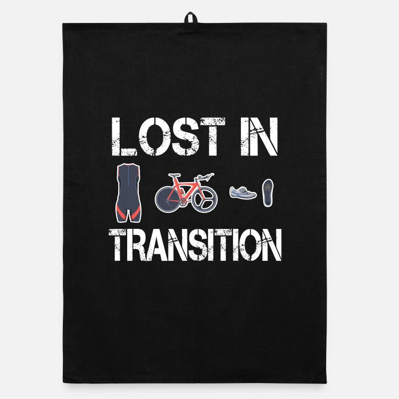 Triathlon triathlète perdu en transition Torchon bio