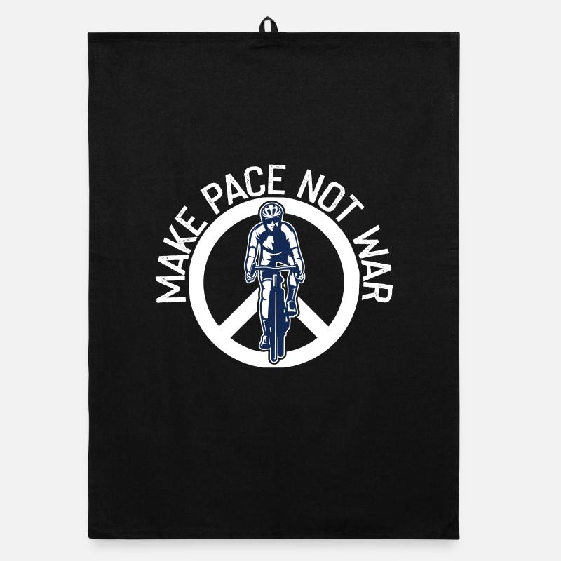 Mach Tempo Statt Krieg Triathlet Organic Geschirrtuch
