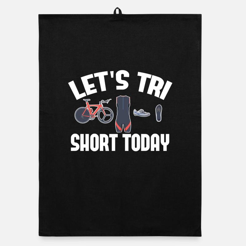 Let's Tri Short Heute Triathlon Organic Geschirrtuch