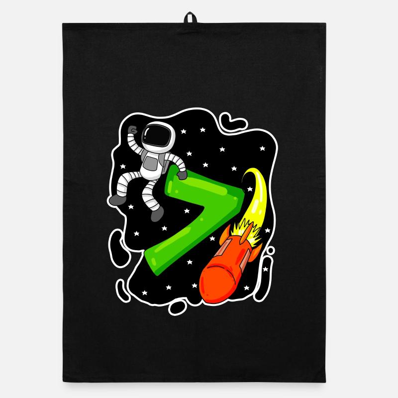 Garçon de 7 ans - cadeau de 7ème anniversaire Torchon bio