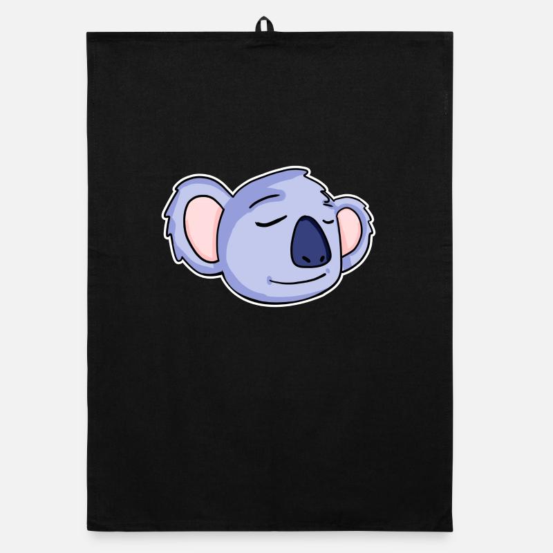 Koala Head Koalas Organic dish towel