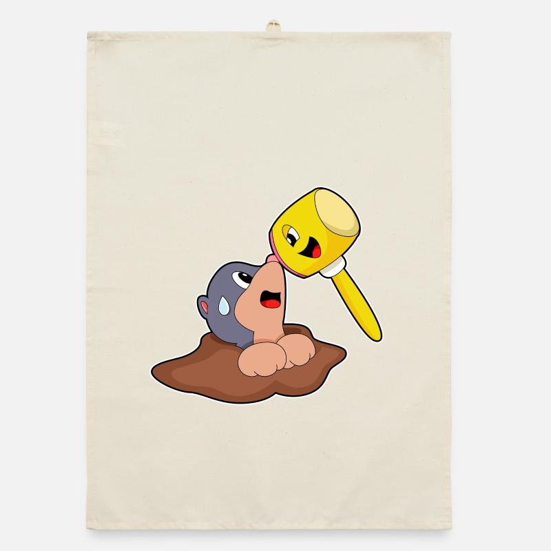 Mole Hammer Organic dish towel