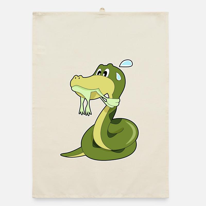 Drôle de serpent Torchon bio