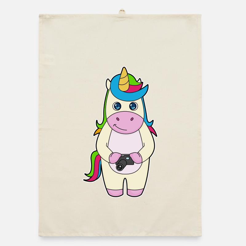 Caméra Licorne Torchon bio