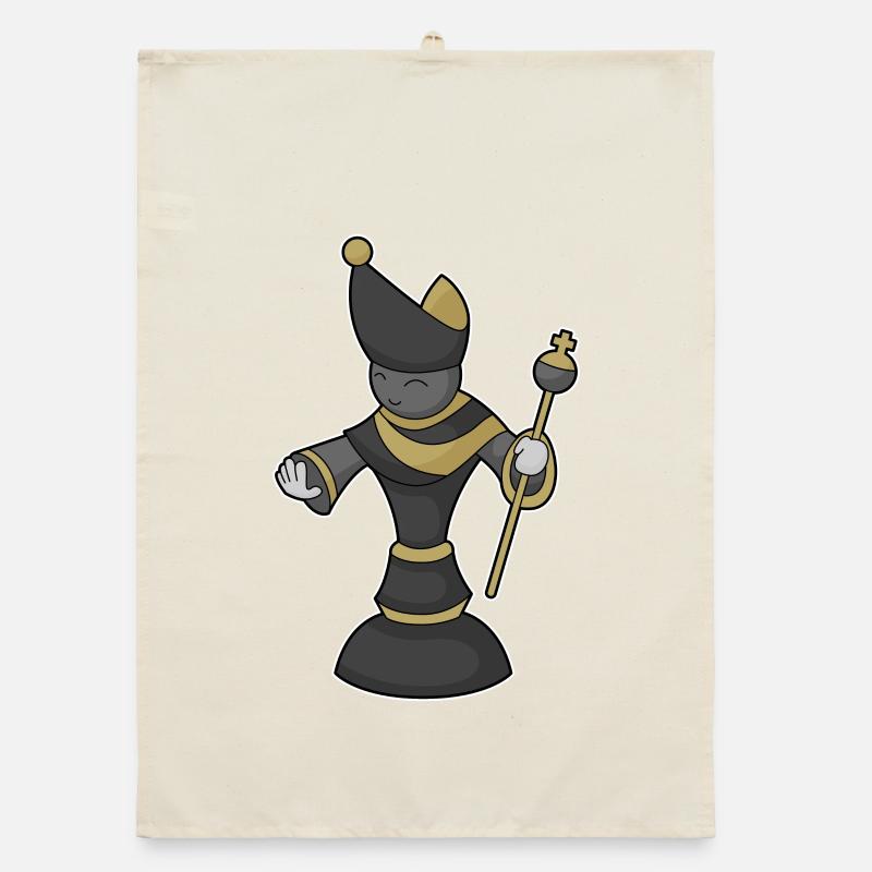 Chess Piece Bishop Chess Organic dish towel