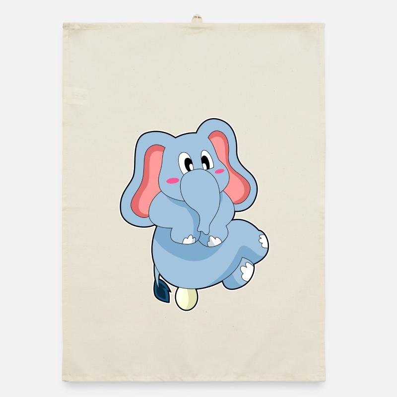 Elefant Ei Organic Geschirrtuch