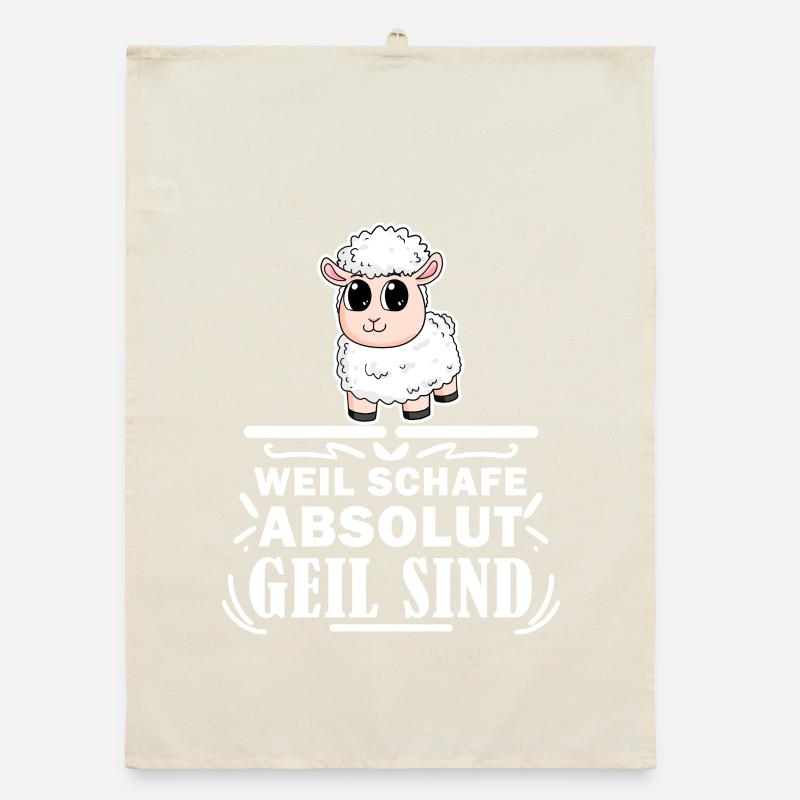 Schafzüchter Schafe Schaf Geschenk Organic Geschirrtuch