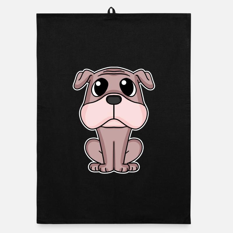 Propriétaire de chien carlin Torchon bio