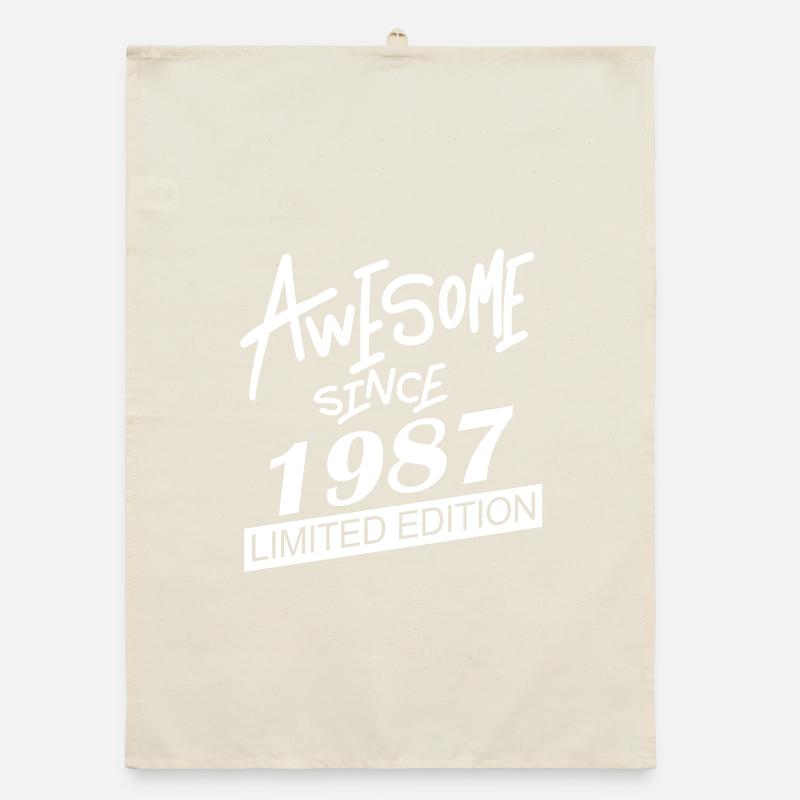 1987 - Born 1987 - Fantastic since 1987 Organic dish towel