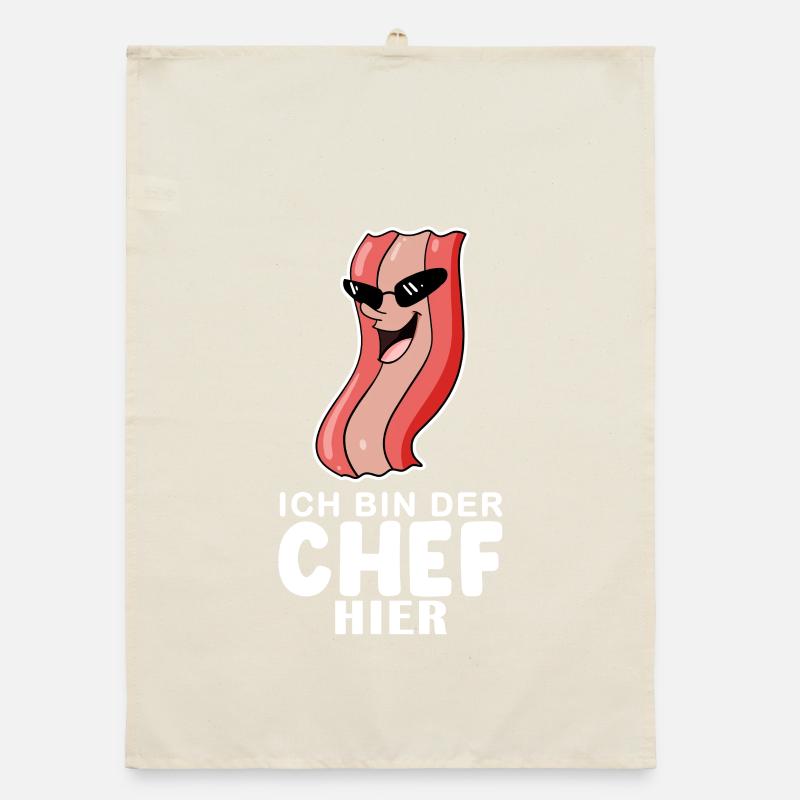 Baby Junge Lustiger Spruch Chef Organic Geschirrtuch